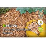 Verve Natural Woodchip mulch 100L Bag